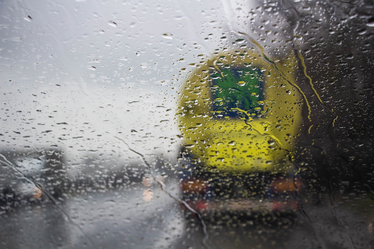 전면 유리 위 와이퍼